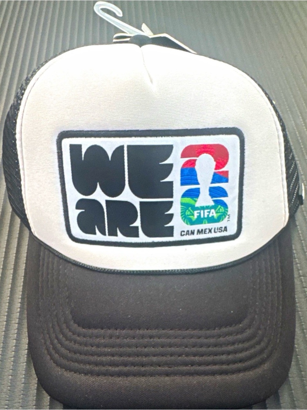 FIFA Black and White World Cup 26 we are FIFA trucker Hat